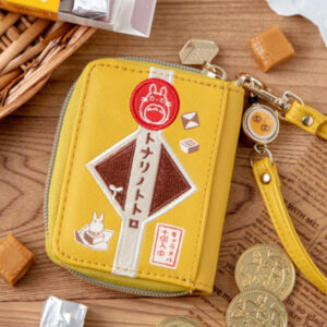 My Neighbor Totoro Coin Card Case with Reel Caramel