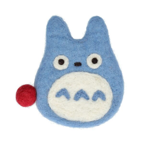 My Neighbor Totoro Handmade Wool Coaster - Blue Totoro