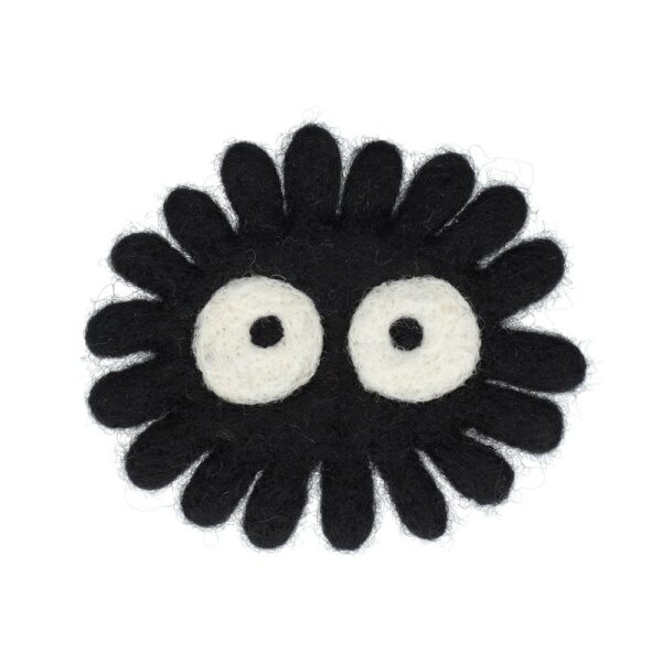 My Neighbor Totoro Handmade Wool Coaster - Soot Sprite