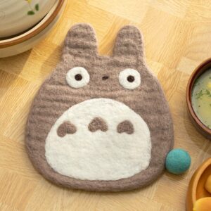 My Neighbor Totoro Handmade Wool Pot Mats - Large Totoro