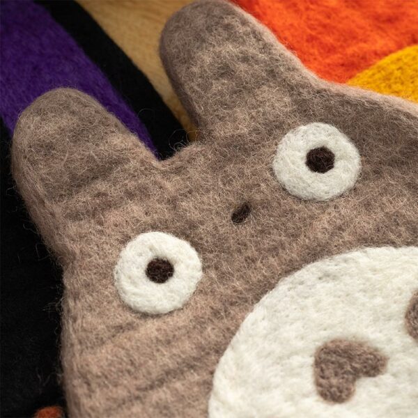 My Neighbor Totoro Handmade Wool Pot Mats - Large Totoro