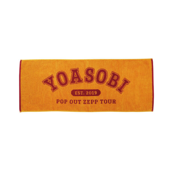 YOASOBI POP OUT Facetowel (Yellow)