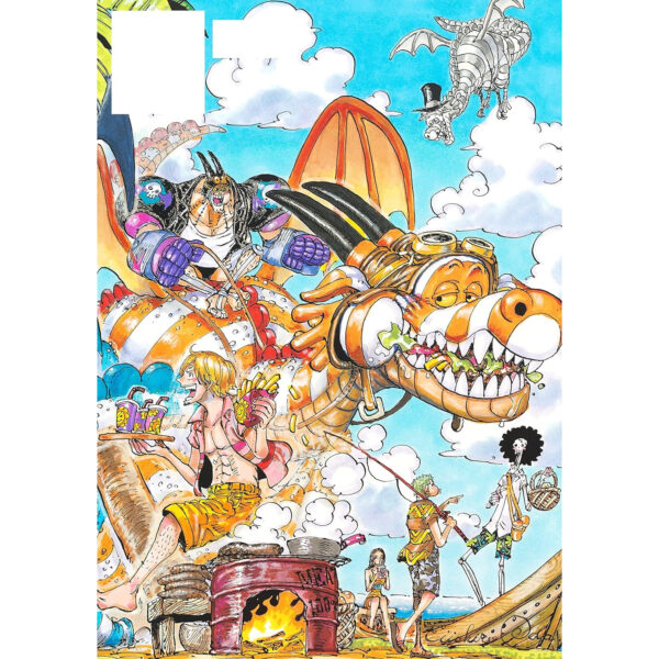 ONE PIECE Eiichiro Oda Illustration COLOR WALK 10 DRAGON