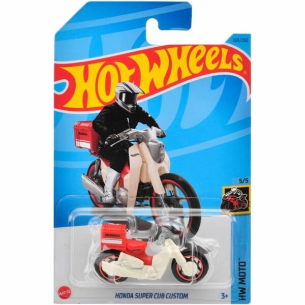 Hot Wheels Honda Super Cub Custom Red HNK03