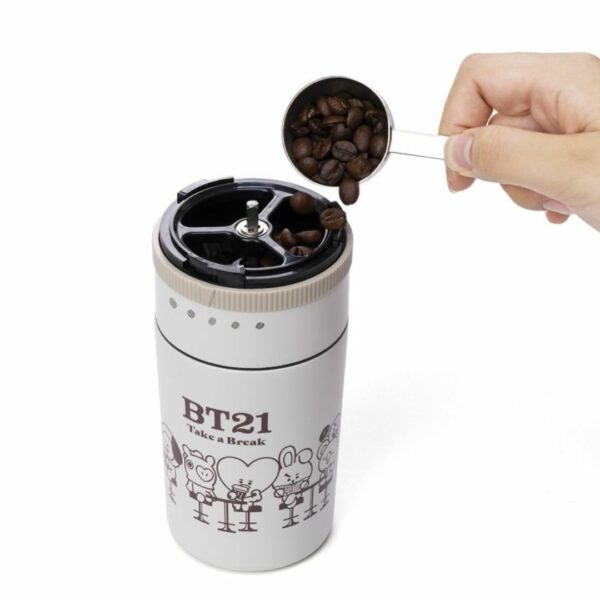 Linefriends BT21 Electric Coffee Mill Grinder Kopi Bruno