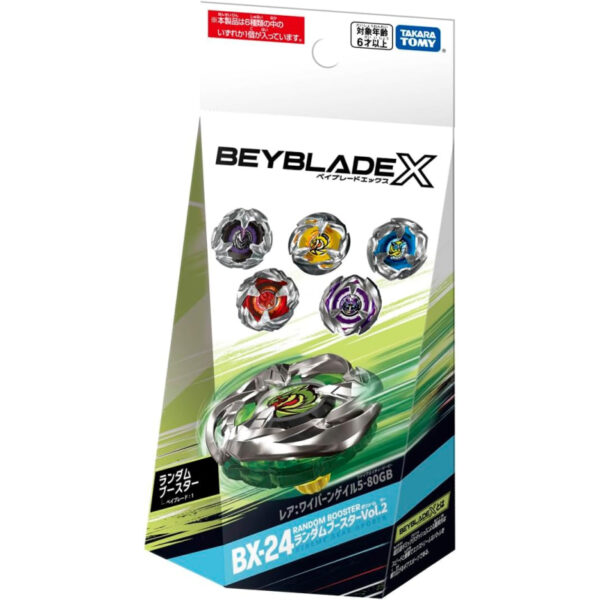 Beyblade X BX-24 Booster Vol.2 Gasing Asli Jepang Takara Tomy