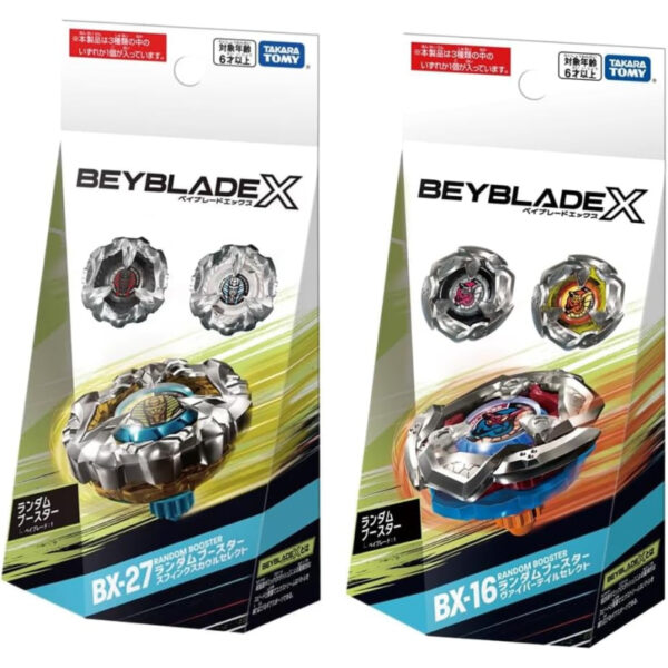 Beyblade X 2 Set (BX-27 Booster Sphinx Skull + BX-16 Viper)