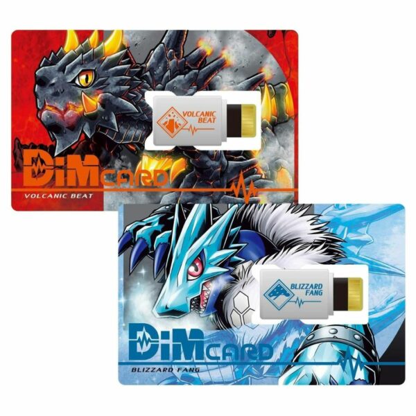 [Dim Card] Bandai Digimon Set Vol.1 VOLCANIC BEAT & BLIZZARD FANG