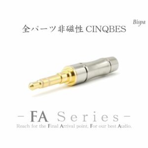 Audio Jack Bispa CINQBES/FA-P353-Au03 3.5mm plug gold plated