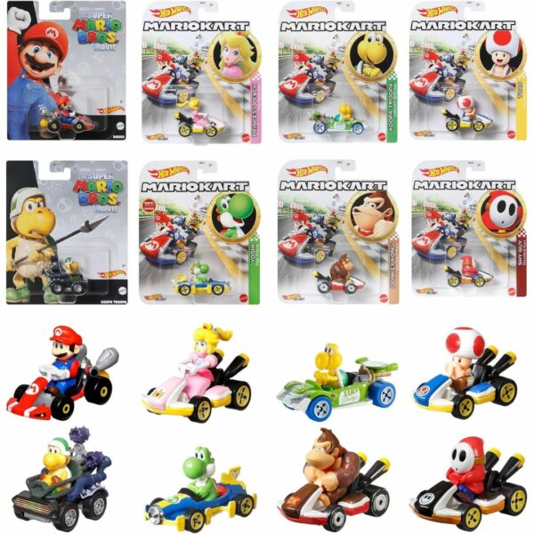 Hot Wheels Mario Kart 988H-GBG25 Assortment (8 Mini Car)