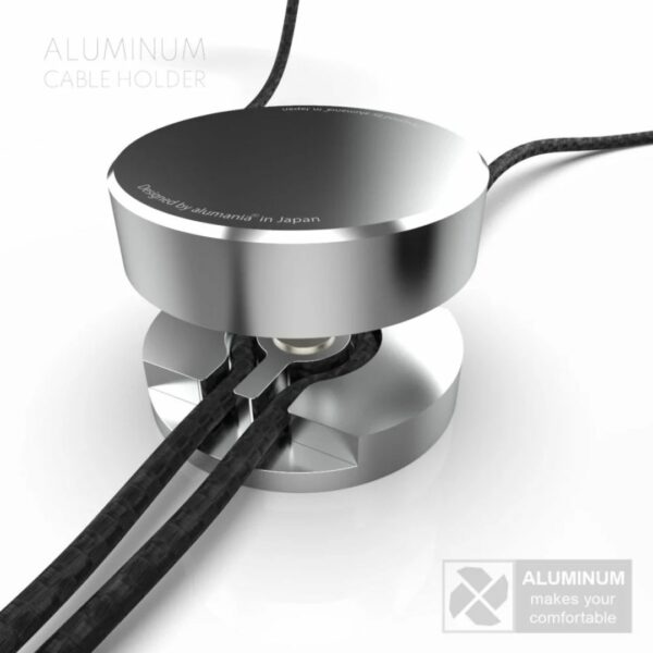 ALUMANIA Kabel Holder by aluminum Billet [Silver]