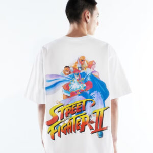 CAPCOM 40th UT  Street Fighter II (White)