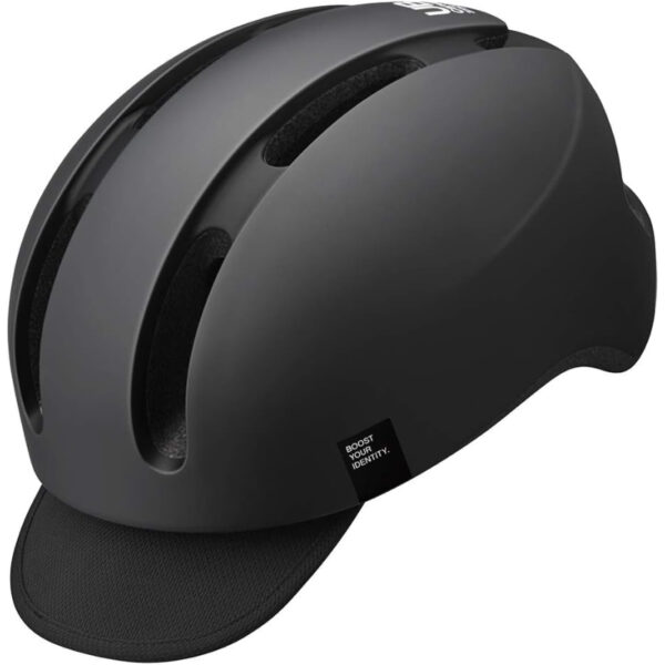 Helm Sepeda Canvas Helmet Matte Black Hitam Doff Size M/L