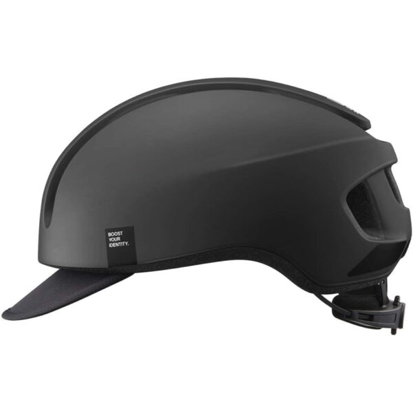 Helm Sepeda Canvas Helmet Matte Black Hitam Doff Size M/L