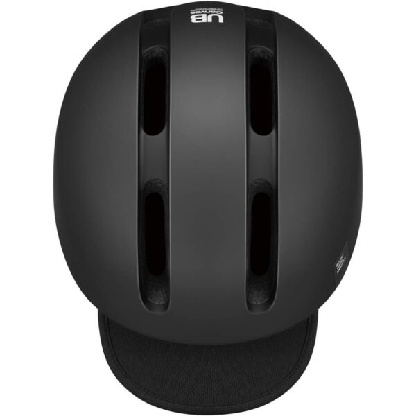 Helm Sepeda Canvas Helmet Matte Black Hitam Doff Size M/L