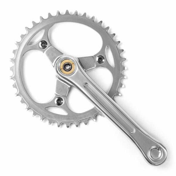 YMC bicycle crankset (silver) / chainset gear sepeda