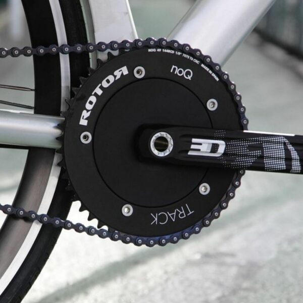 [Chainring] ROTOR - NO-Q Aero Track 50T (Black) Sempurna