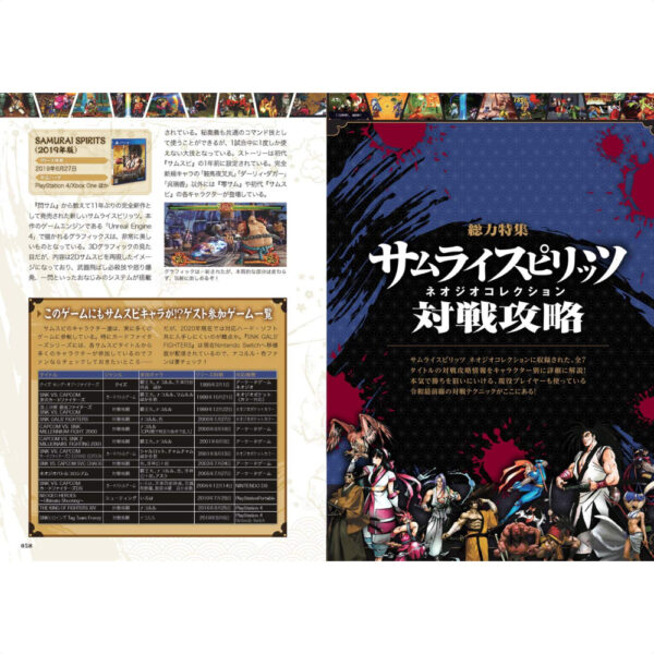 Buku Panduan Strategi Game standards Samurai Spirits Neo Geo Collection [Game Strategy Guide]