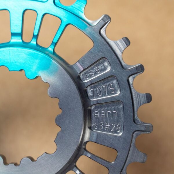 [Chainring] AARN DM 1X Chainring (teal/gray) Orisinil