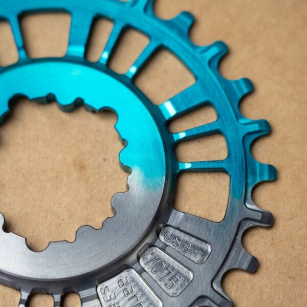 [Chainring] AARN DM 1X Chainring (teal/gray) Orisinil