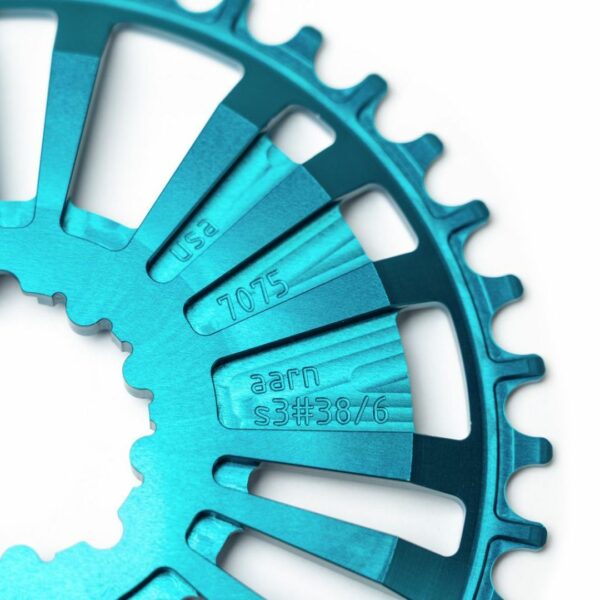 [Chainring] AARN DM 1X Chainring BL Limited (teal) Eksklusif