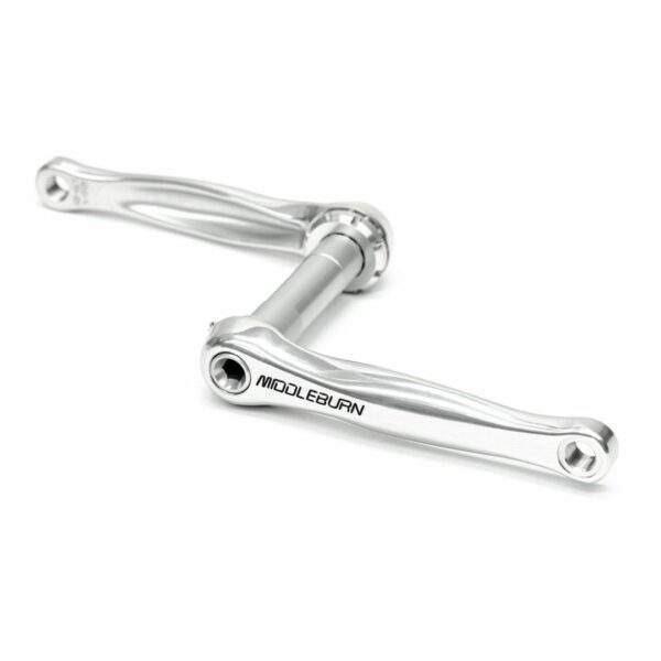 [Crank Arm] MIDDLEBURN RS8 X-type Crank (Silver) Kualitas Tinggi