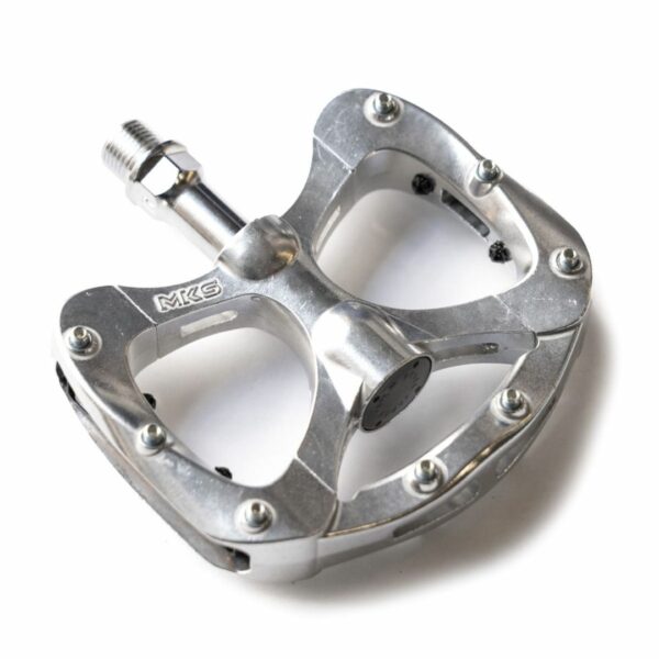 [Pedal] MKS Pretzel W94 x L114 (Silver) pedal Sepeda Asli dari jepang ~