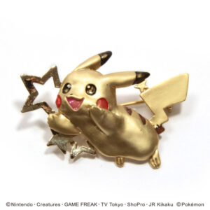 [Bros] (Palnart Poc) Pokemon Pikachu Pin Brooch (Pokemon 1st edition)