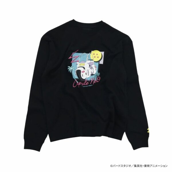 [Sweater] Peace and After Dragon ball Z Capsule No.9 Sweatshirt (Black) Asli