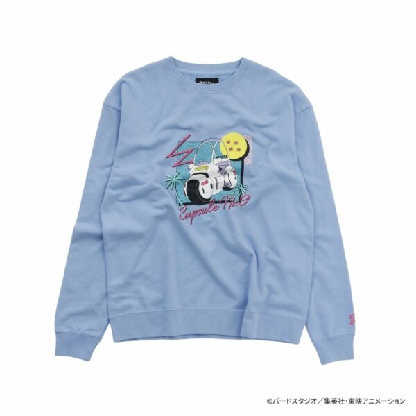 [Sweater] Peace and After Dragon ball Z Capsule No.9 Sweatshirt (Light Blue) Asli