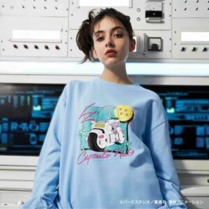 [Sweater] Peace and After Dragon ball Z Capsule No.9 Sweatshirt (Light Blue) Asli