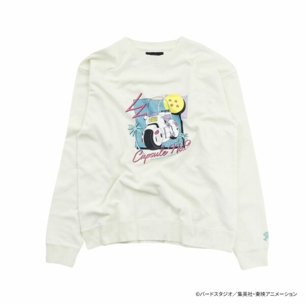 [Sweater] Peace and After Dragon ball Z Capsule No.9 Sweatshirt (Ivory) Asli