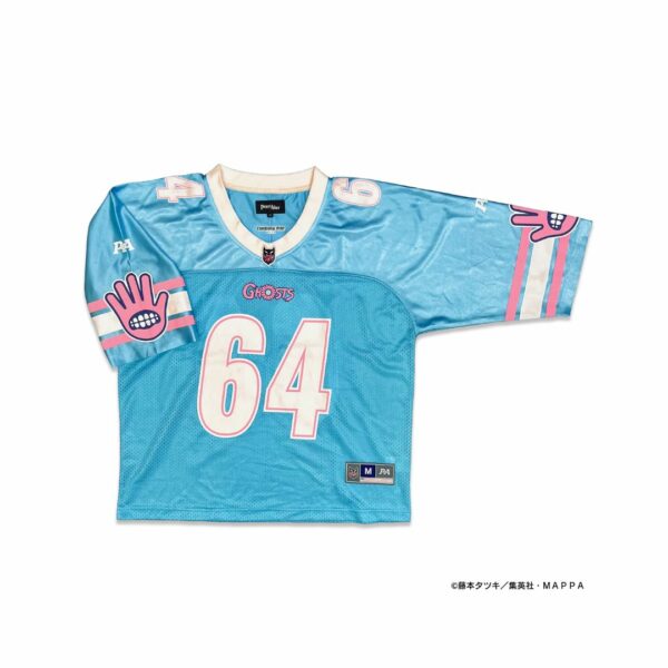 Jersey Peace and After X ChainsawJersey Peace and After X Chainsaw Man - Ghosts Football Shirt (Light Blue)