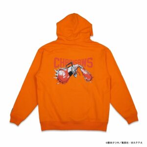 [Hoodie] Peace and After Chainsaw Man Chainsaw Hoodie (Orange) Asli