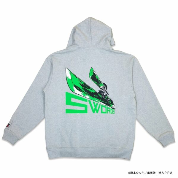 [Hoodie] Peace and After Chainsaw Man Swords Hoodie (Gray) Asli