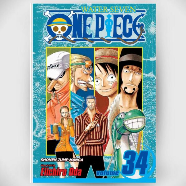Manga One Piece Vol.34 Bahasa inggris (Paperback) Manga Asli