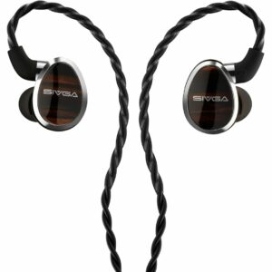 [Earphone] SIVGA Nightingale Black Wired Earphones 14.5mm Flat Magnetic Field Driver Eksklusif