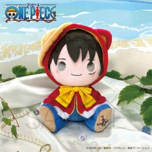[Pre-Order] ONE PIECE Kemopon Plush Toy Monkey D. Luffy Boneka Lucu 20cm