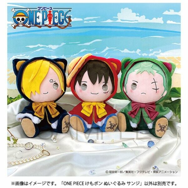 [Pre-Order] ONE PIECE Kemopon Plush Toy Sanji Boneka Lucu 20cm