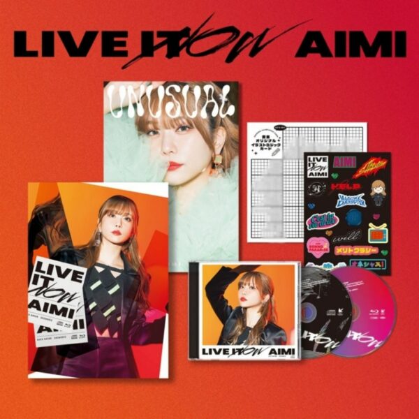 [Pre-Order] CD+Blu-ray Aimi Live It Now w/hmv Benefit dan Bonus (2 disc)