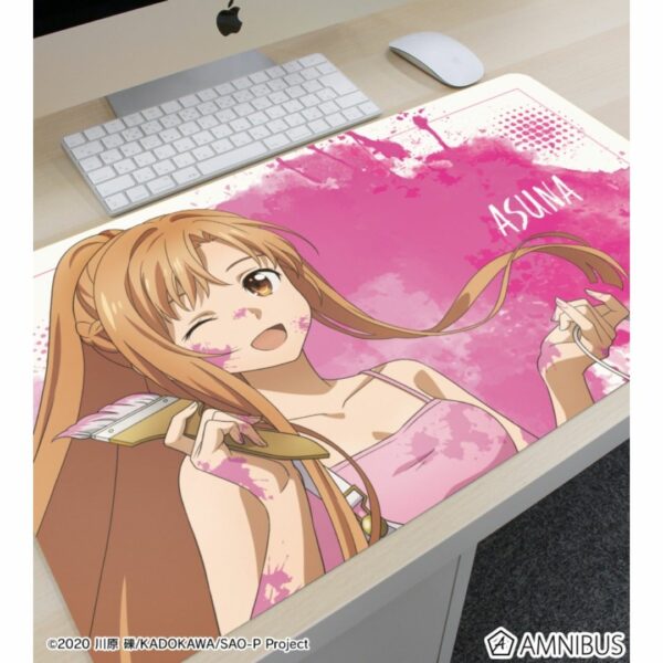 [Pre-Order] Desk Mat Sword Art Online Asuna Paint Style Desain Cantik