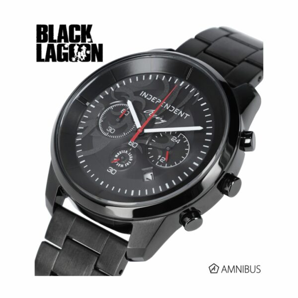 Jam Tangan Black Lagoon x INDEPENDENT collaboration watch (Revy)