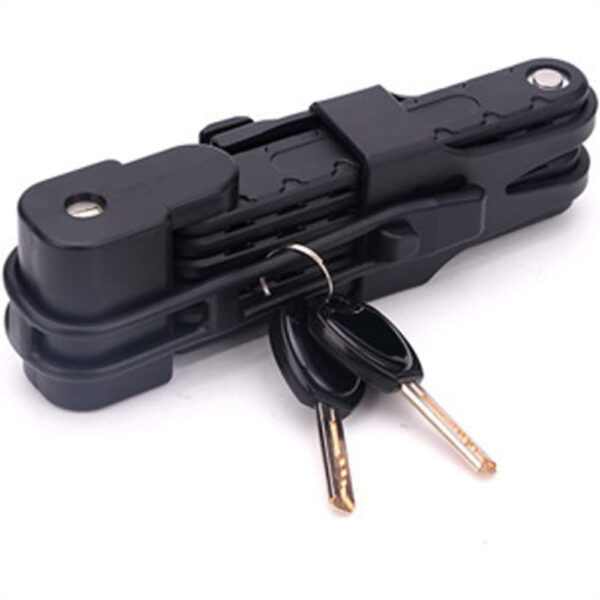 Kunci Pengaman Sepeda PIENSE Foldable Bicycle Lock Kuat Aman Model Lipat SBC-0065