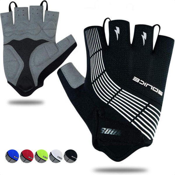 Sarung Tangan Sepeda Souke 3D Padded Fingerless Sports Men’s Cycling Gloves