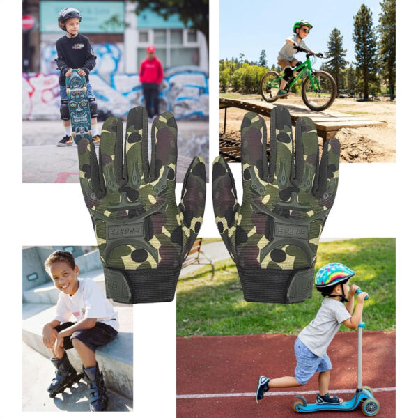 Sarung Tangan Sepeda Anak Cobalt Planet Kids Military Cycling Gloves