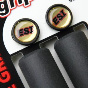 [Grip] ESI Grip Sepeda Racers Edge Silicone (Black) Asli