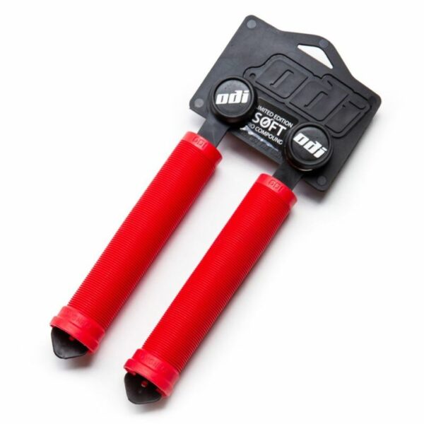 [Grip] ODI Grip Sepeda Soft X Longneck Red 160mm Handgrip Orisinil