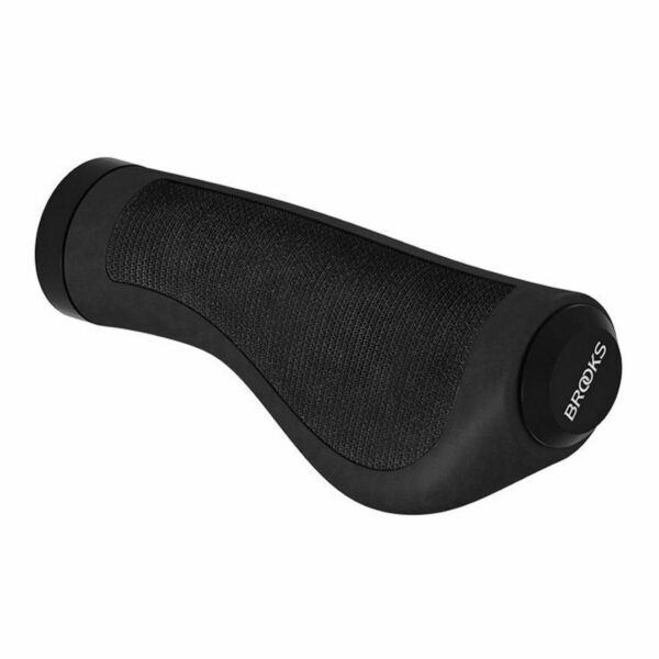 [Grip] BROOKS Grip Sepeda Ergonomic Rubber Black 130mm Handgrip Orisinil