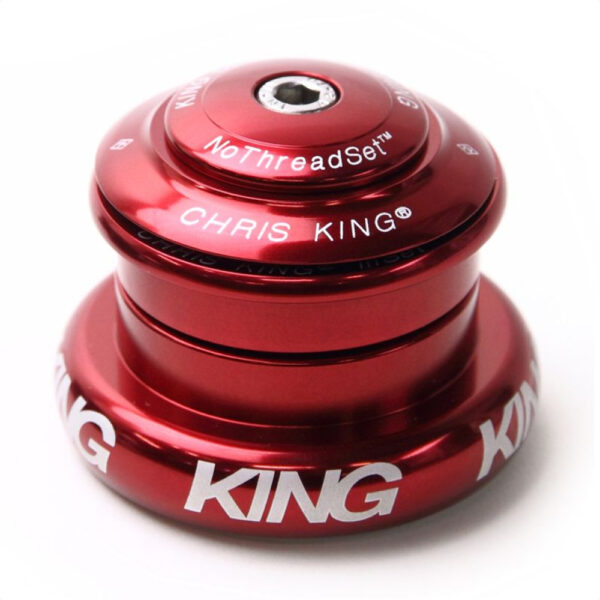 Headset Sepeda CHRIS KING InSet7 (Merah) Performa Superior dan Kualitas Tinggi Dibuat di USA Amerika