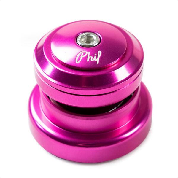 Headset Sepeda Alumunium PHILWOOD Headset 1 1/8 inch - 1.5 inch (Pink) Kuat Indah